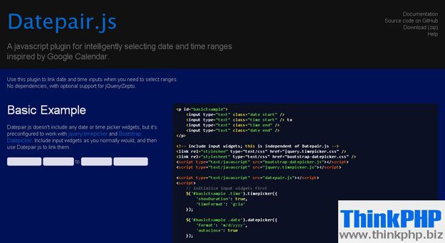 24款最好的jQuery日期时间选择器插件 - 爱七七五八网 - 22
