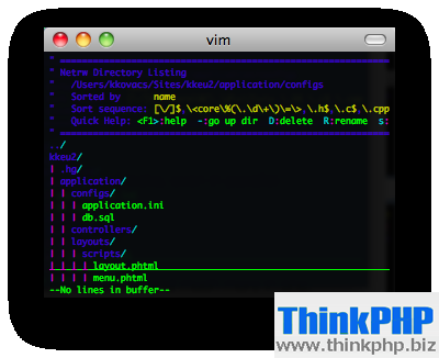 vim screenshot