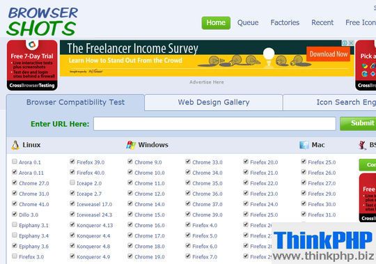 9款免费的跨浏览器测试工具 - 爱七七五八网 - 1