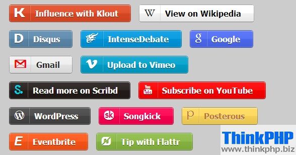 9款经典华丽的CSS3分享按钮 - 爱七七五八网 - 5