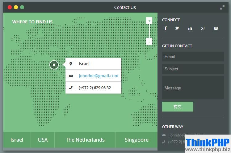 7款个性化jQuery/HTML5地图插件 - 爱七七五八网 - 6