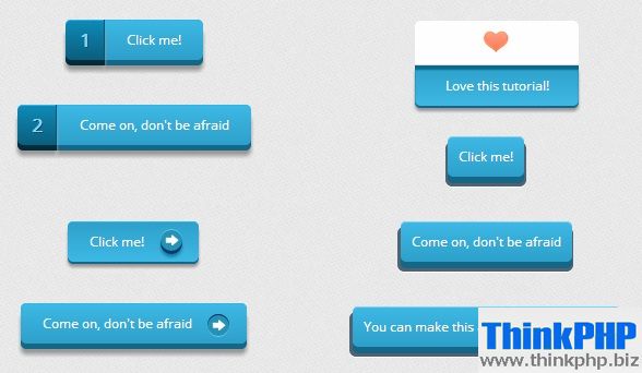 7款外观迷人的HTML5/CSS3 3D按钮特效 - 爱七七五八网 - 2