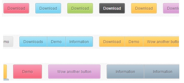 7款外观迷人的HTML5/CSS3 3D按钮特效 - 爱七七五八网 - 3