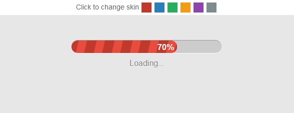 分享9款极具创意的HTML5/CSS3进度条动画 - 爱七七五八网 - 1