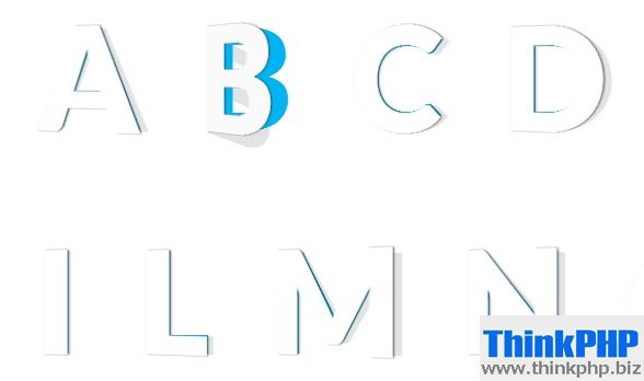 html5-3d-letter-text