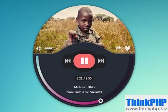 html5-circle-music-player