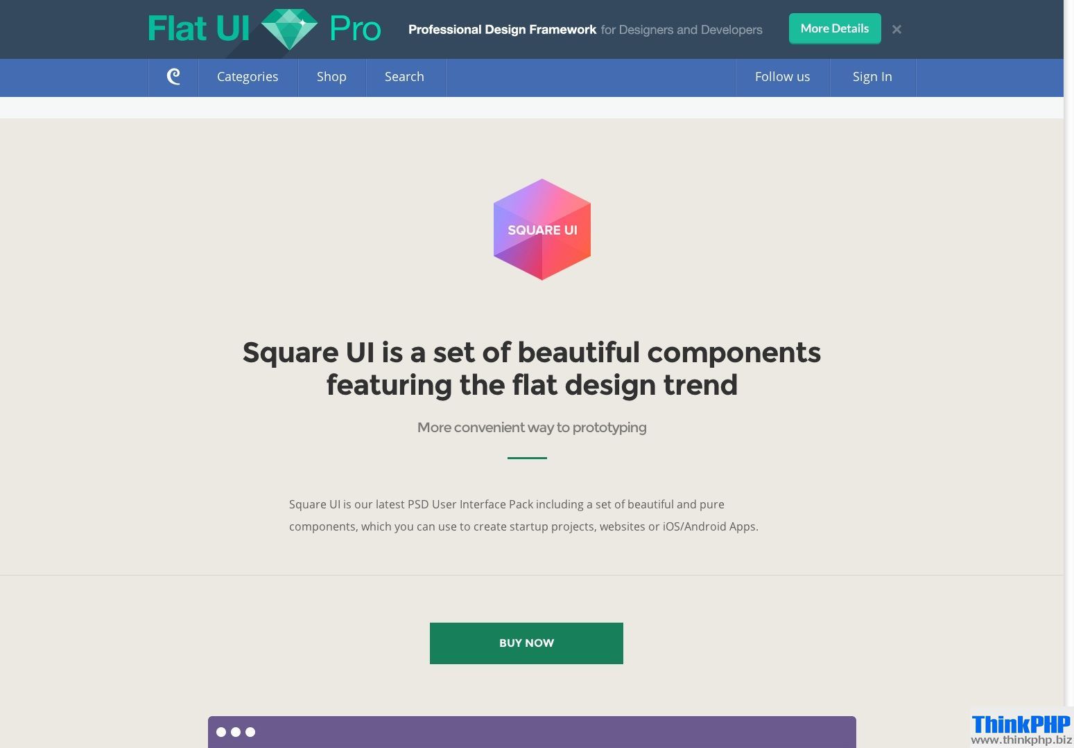 Square UI - User Interface Kit - Designmodo